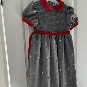 Girl Smock Wool dress